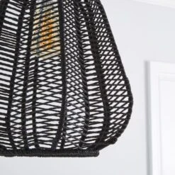Kylo Woven String Easy Fit Pendant Shade 17 Kylo Woven String Easy Fit Pendant Shade -Dunelm Cheap Lighting Store 30731225 alt02