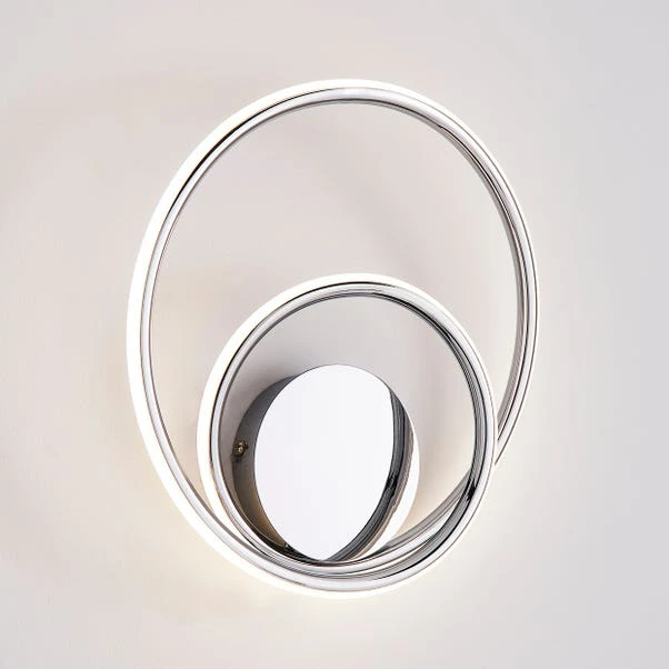 Langdon Chrome Integrated LED Bathroom Wall Light 1 Langdon Chrome Integrated LED Bathroom Wall Light