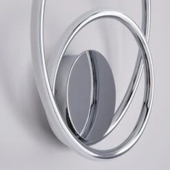 Langdon Chrome Integrated LED Bathroom Wall Light 8 Langdon Chrome Integrated LED Bathroom Wall Light -Dunelm Cheap Lighting Store 30752937 alt02