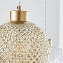 Elodie 3 Light Cluster Ceiling Light -Dunelm Cheap Lighting Store 30753363 alt02