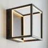 Depere Integrated LED Black LED Wall Light
