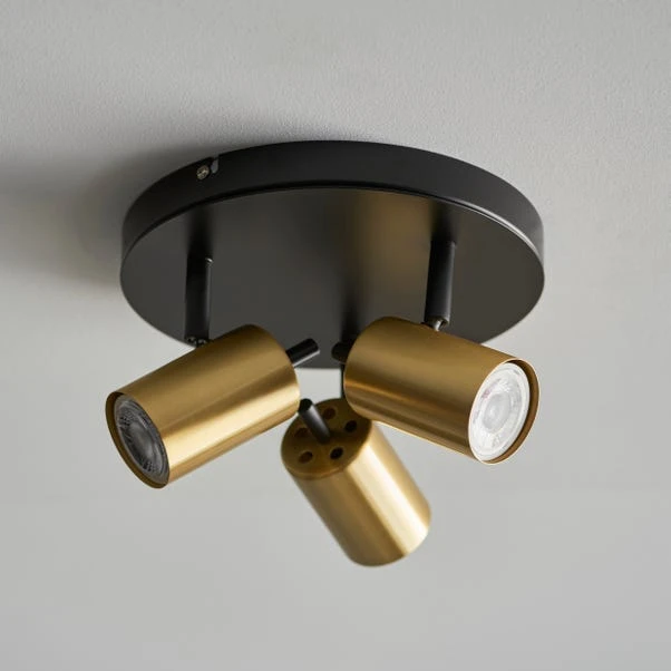 Carter 3 Light Semi Flush Spotlight 2 Carter 3 Light Semi Flush Spotlight - Image 2