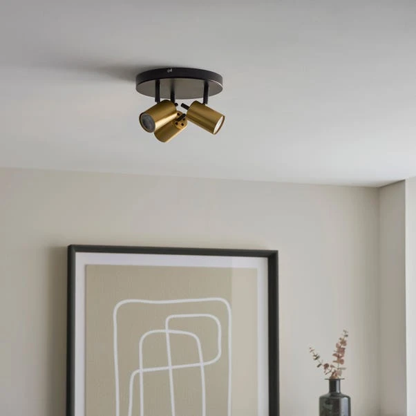 Carter 3 Light Semi Flush Spotlight 4 Carter 3 Light Semi Flush Spotlight - Image 4