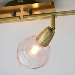 Tia 4 Light Semi Flush Spotlight Bar -Dunelm Cheap Lighting Store 30754839 alt05