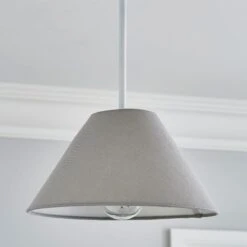 Luna Conical Lamp Shade -Dunelm Cheap Lighting Store 30755331 alt01