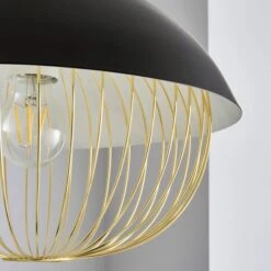 Emzo Black Pendant Light 9 Emzo Black Pendant Light -Dunelm Cheap Lighting Store 30755731 alt02