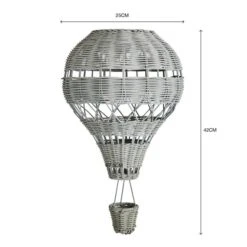 Hot Air Balloon Rattan Easy Fit Pendant Shade -Dunelm Cheap Lighting Store 30766259 alt07