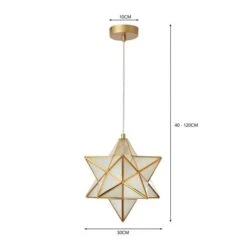 Virgo Star Pendant Light -Dunelm Cheap Lighting Store 30768667 alt07