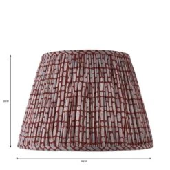 Dash Ruched Tapered Lamp Shade 27 Dash Ruched Tapered Lamp Shade -Dunelm Cheap Lighting Store 30770090 alt09