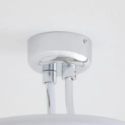 Cortez 2 Arm LED Chrome Semi Flush Ceiling Light -Dunelm Cheap Lighting Store 30781651 alt03