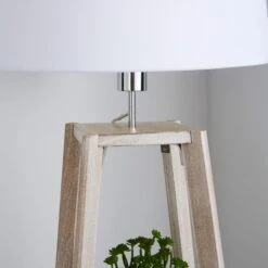 Beaumont Plant Stand Wooden Floor Lamp 15 Beaumont Plant Stand Wooden Floor Lamp -Dunelm Cheap Lighting Store 30787666 alt03