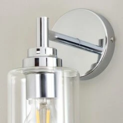 Fryer Chrome Bathroom Wall Light 10 Fryer Chrome Bathroom Wall Light -Dunelm Cheap Lighting Store 30789841 alt03