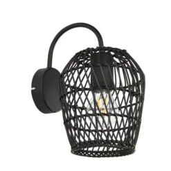 Kirra Bathroom Faux Rattan Wall Light -Dunelm Cheap Lighting Store 30789857 alt05