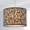 Catiri Bamboo Leaf Grey Easy Fit Pendant Shade