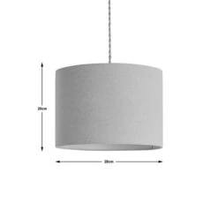 Luna Drum Lamp Shade 16 Luna Drum Lamp Shade -Dunelm Cheap Lighting Store 30796678 alt03