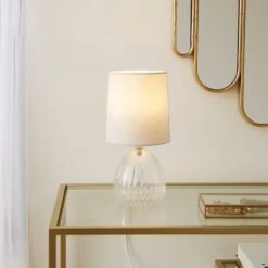 Cherie Glass Table Lamp -Dunelm Cheap Lighting Store 30796794