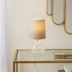 Cherie Glass Table Lamp -Dunelm Cheap Lighting Store 30796795