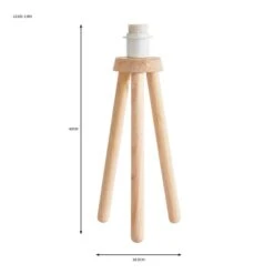 Tripod Paint Your Own Table Lamp Base -Dunelm Cheap Lighting Store 30798603 alt05