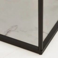 Aiko Black And Faux Marble Midi Shelved Floor Lamp -Dunelm Cheap Lighting Store 30802422 alt03