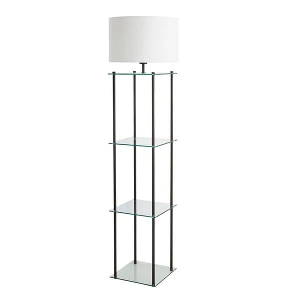 Wendell Glass Shelved Floor Lamp 5 Wendell Glass Shelved Floor Lamp - Image 5