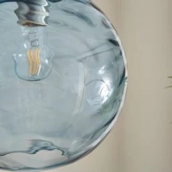 Aqua Glass Pendant Light -Dunelm Cheap Lighting Store 30831988 alt03
