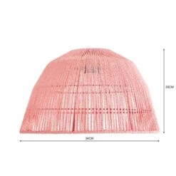 Kabir Pink String Easy Fit Pendant Shade -Dunelm Cheap Lighting Store 30833685 alt08