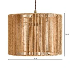 Kabir String Easy Fit Drum Pendant Shade -Dunelm Cheap Lighting Store 30833686 alt08