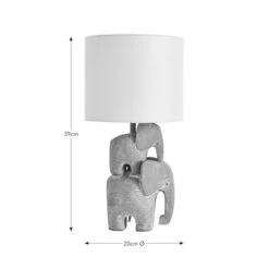 Stacked Elephant Table Lamp -Dunelm Cheap Lighting Store 30833920 alt04