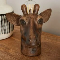 Giraffe Head Table Lamp 9 Giraffe Head Table Lamp -Dunelm Cheap Lighting Store 30833931 alt02
