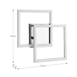 Bode LED Diamond Flush Ceiling And Wall Light 14 Bode LED Diamond Flush Ceiling And Wall Light -Dunelm Cheap Lighting Store 30833965 alt06