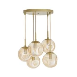Alexis 5 Light Cluster Ceiling Light -Dunelm Cheap Lighting Store 30834020 alt07