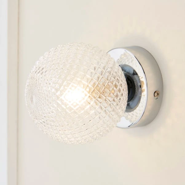 Vaughn Globe Glass Wall Light 1 Vaughn Globe Glass Wall Light