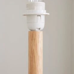 Oakley Turned Wood Paint Your Own Floor Lamp Base -Dunelm Cheap Lighting Store 30834345 alt02