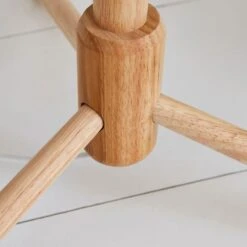 Oakley Turned Wood Paint Your Own Floor Lamp Base -Dunelm Cheap Lighting Store 30834345 alt03