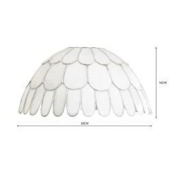 Capiz 3 Tiered Easy Fit Pendant Shade 9 Capiz 3 Tiered Easy Fit Pendant Shade -Dunelm Cheap Lighting Store 30837216 alt08