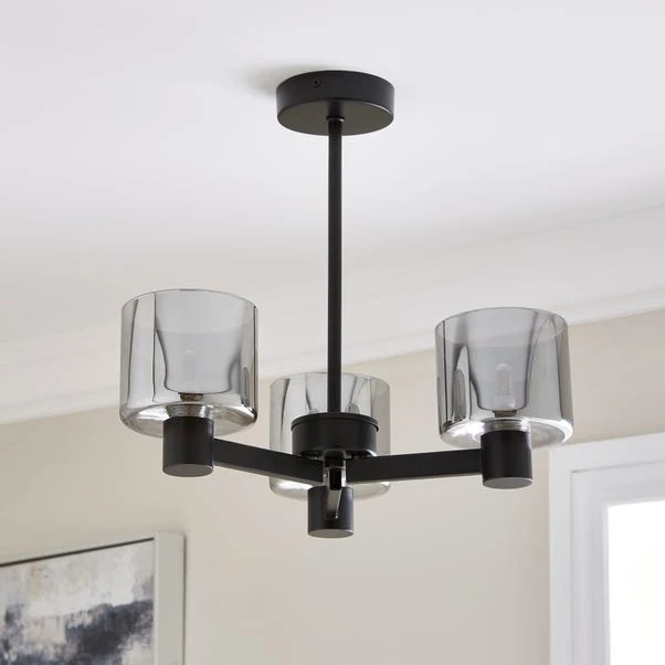 Erin 3 Light Semi Flush Ceiling Light 2 Erin 3 Light Semi Flush Ceiling Light - Image 2