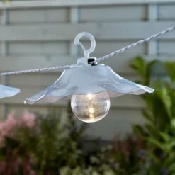 Scalloped 10 LED Indoor Outdoor Solar String Lights -Dunelm Cheap Lighting Store 30864584 alt03