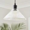 Ezra Conical Glass Easy Fit Pendant Shade