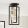 Seattle Industrial Flush Ceiling Light