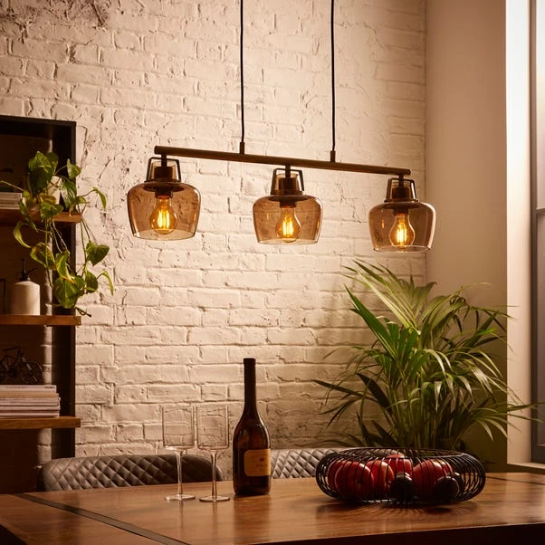 Auburn 3 Light Diner Ceiling Light 2 Auburn 3 Light Diner Ceiling Light - Image 2