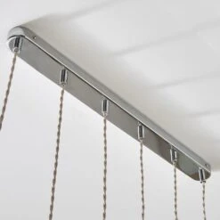 Eli Ribbed 6 Light Cluster Ceiling Light -Dunelm Cheap Lighting Store 30868917 alt02