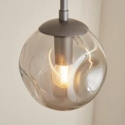 Alexis Glass Adjustable Ceiling Light -Dunelm Cheap Lighting Store 30869075 alt02