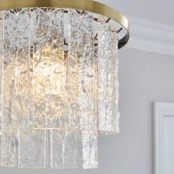 Gianna Acrylic 2 Tier Easy Fit Pendant Shade -Dunelm Cheap Lighting Store 30869125 alt02