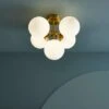 Swirl 5 Light Semi Flush Ceiling Light