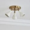Wybridge 3 Light Semi Flush Spotlight