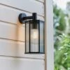 Hex Ribbed Indoor Outdoor Wall Light