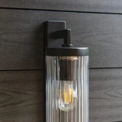 Noir Industrial Outdoor Wall Light -Dunelm Cheap Lighting Store 30869746 alt03