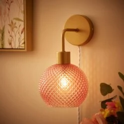 Elodie Plug In Wall Light -Dunelm Cheap Lighting Store 30870140 alt01