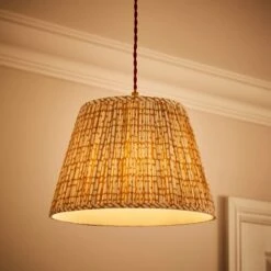 Dash Ruched Tapered Lamp Shade 19 Dash Ruched Tapered Lamp Shade -Dunelm Cheap Lighting Store 30870761 alt01
