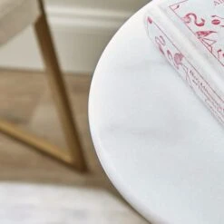 Carrara Marble Base Floor Lamp With Table -Dunelm Cheap Lighting Store 30871997 alt03